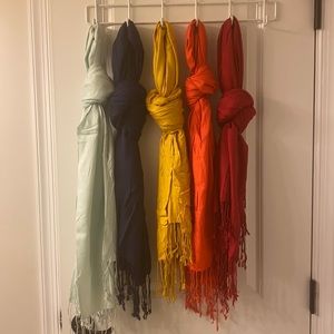 5 scarves